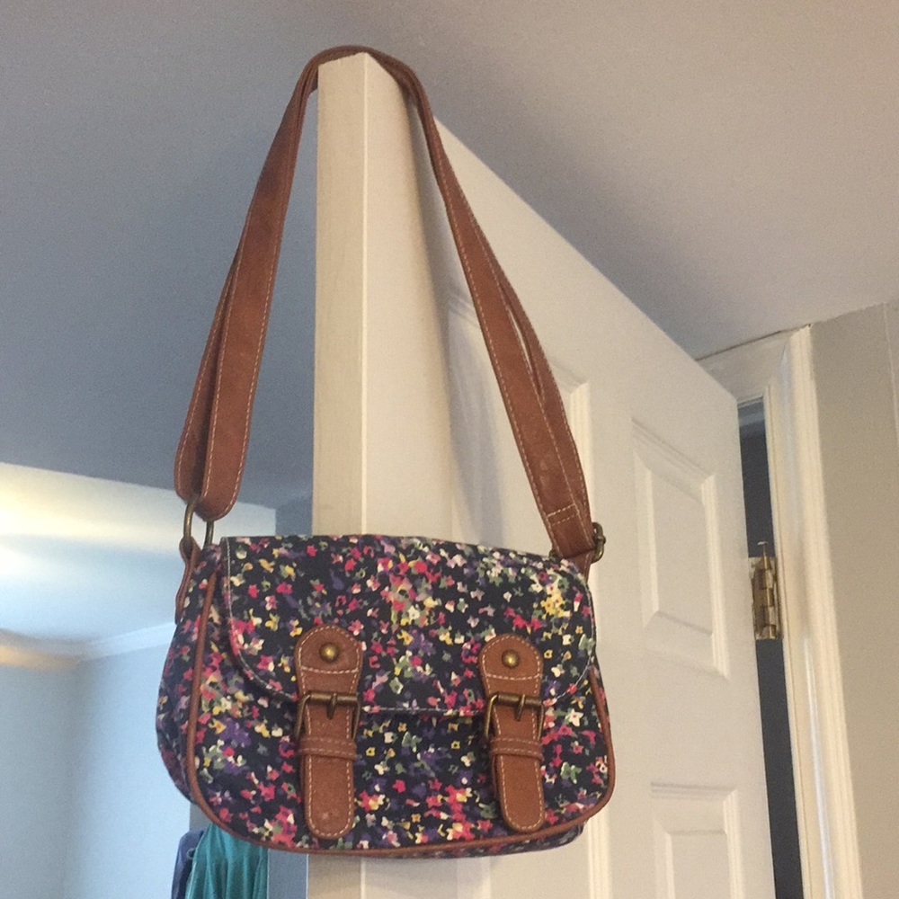Small American Eagle Floral Purse